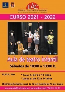 CARTEL INFANTIL SÁBADOS