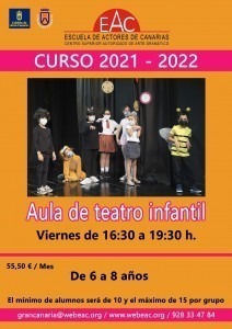 CARTEL INFANTIL VIERNES de 6 a 8 años