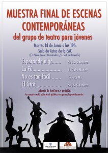 cartel muestra teatro web
